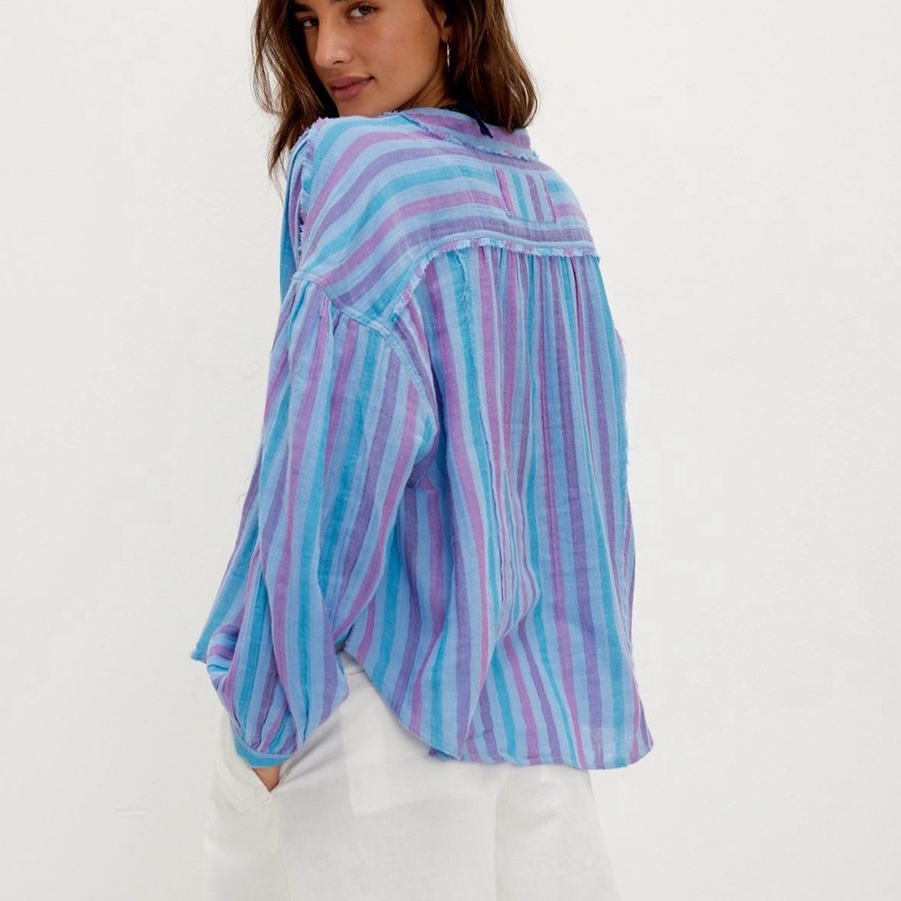 We The Free Valley Double Cloth Striped Shirt - Picture 2 of 6